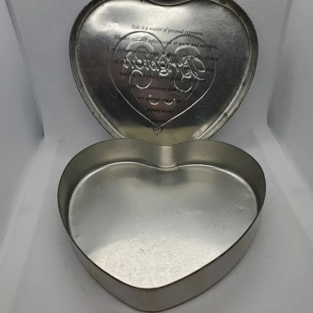 Brighton Sunflower & Butterfly Heart Shaped Tin
